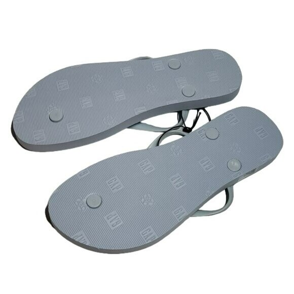 Gap Logo Flip Flops Sandals Light Blue White Pattern Women's 9 NWT - Picture 3 of 13